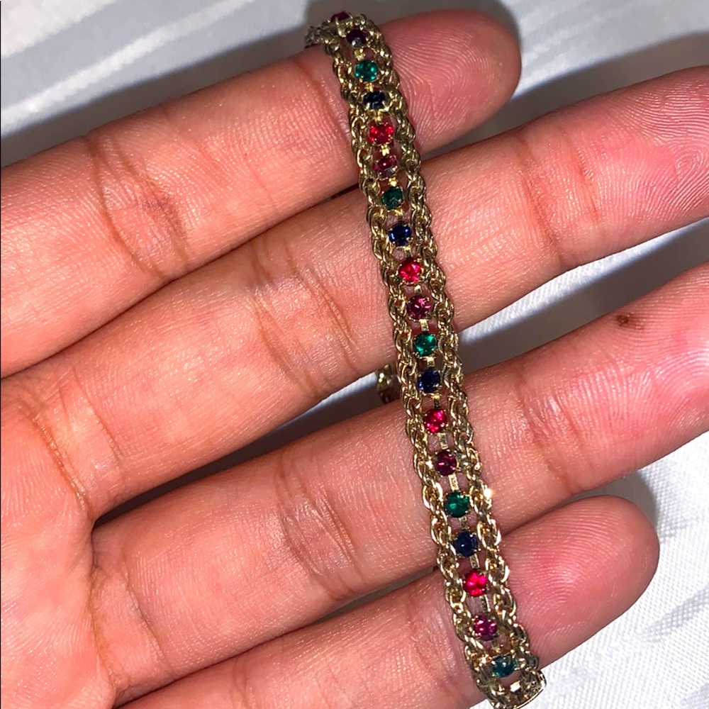 Real gemstones / birthstones bracelet